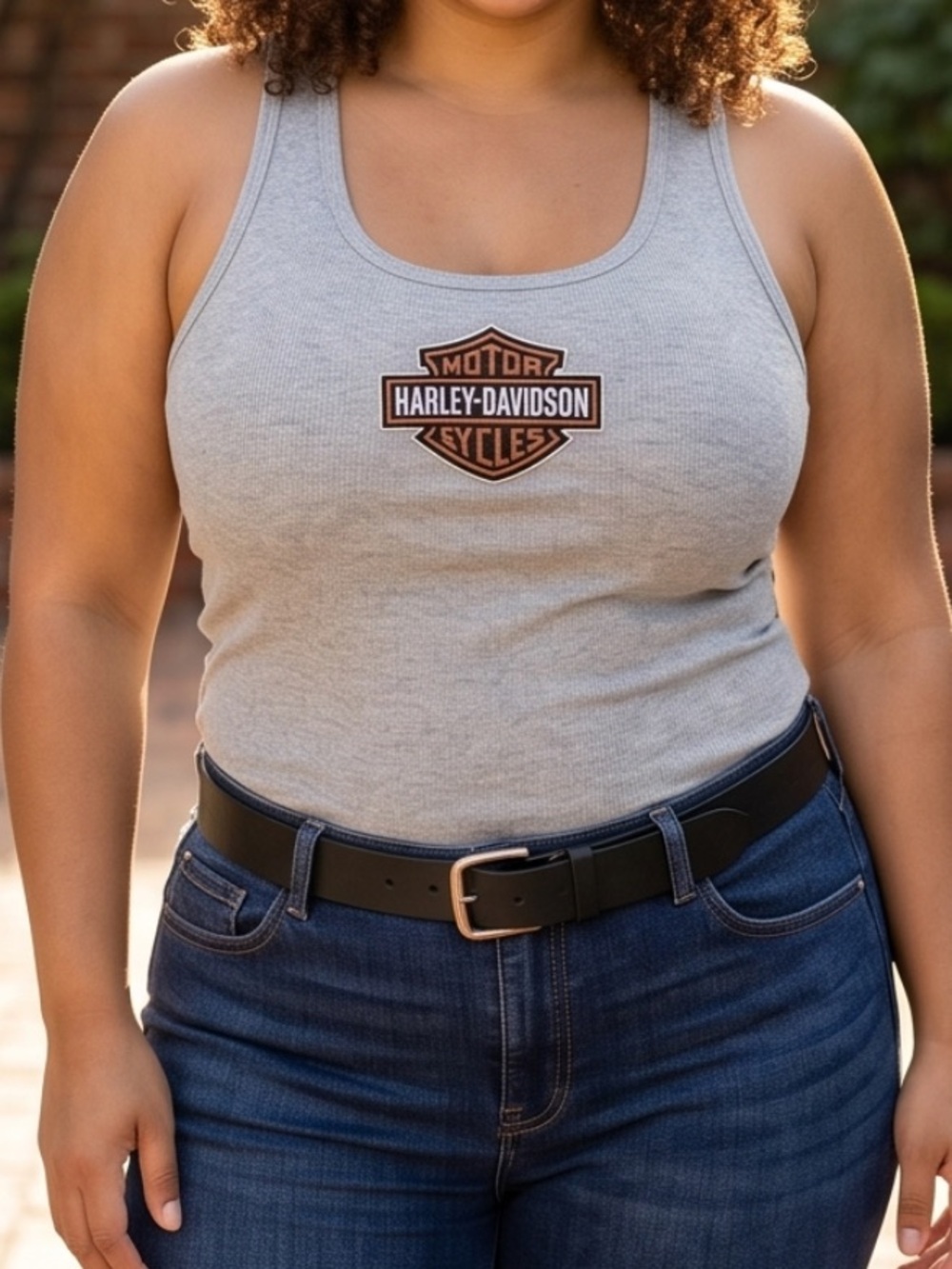 Harley-Davidson Gray Sleeveless Muscle Tee